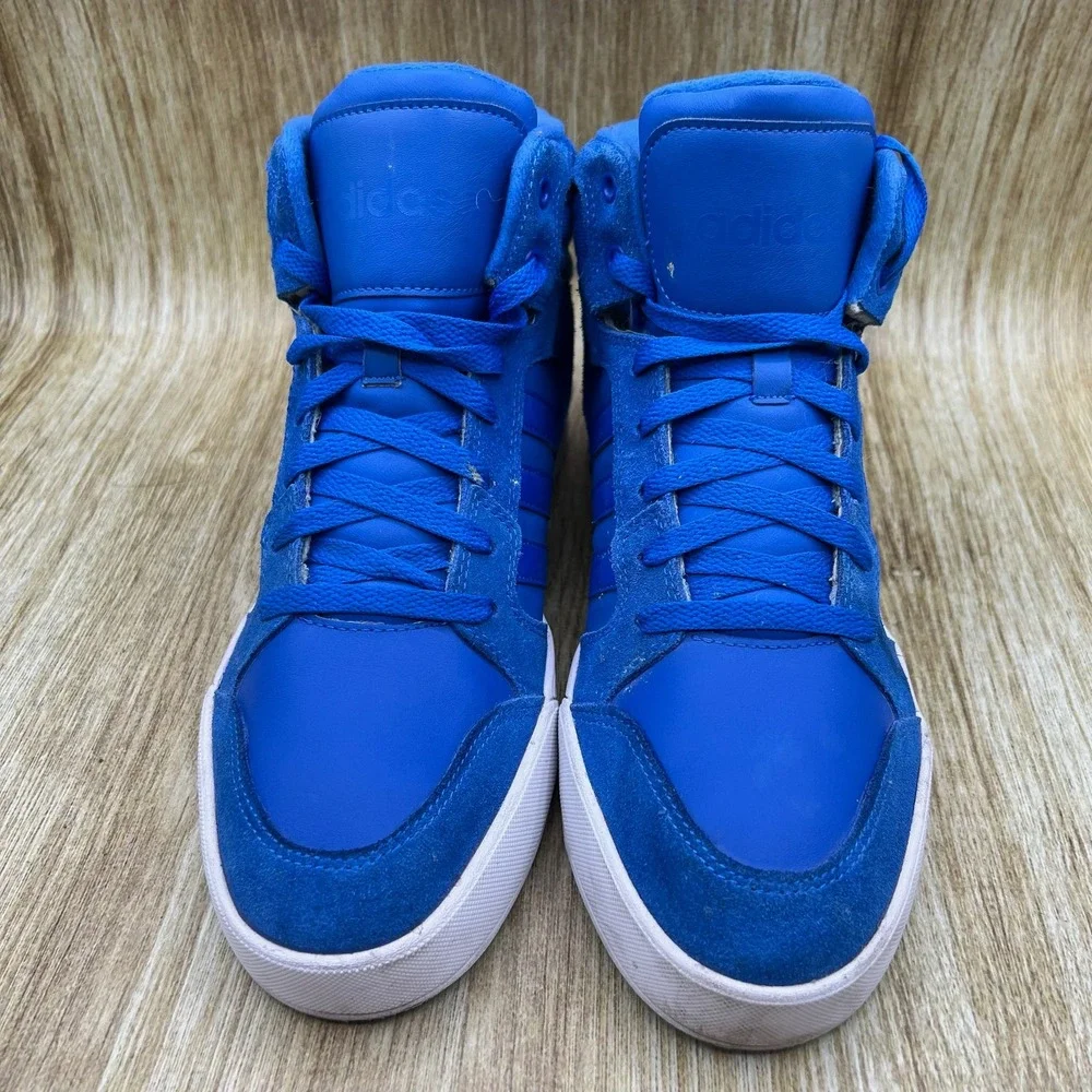 Adidas Neo Raleigh Mid Men's Size 10 Blue High Top Suede Sneakers F99089